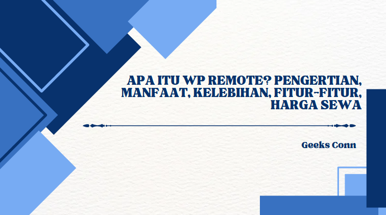 Apa itu WP Remote