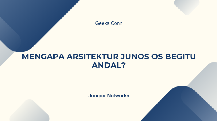 Arsitektur Junos OS
