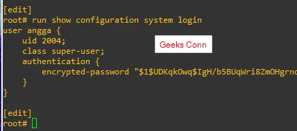 Manajemen Configuration Perangkat Juniper
