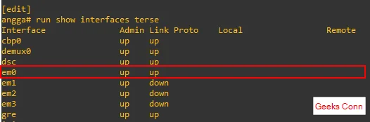 Manajemen Configuration Perangkat Juniper