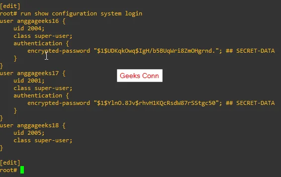 Backup Restore Configuration Juniper
