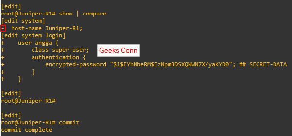 Juniper Configuration Lifecycle