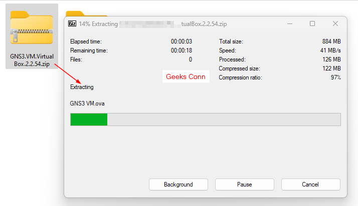 GNS3 VM Server di VirtualBox