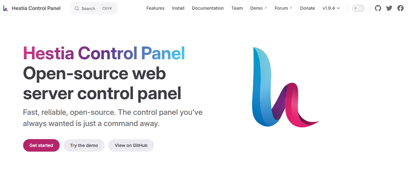 Hestia Control Panel Hestia Control Panel