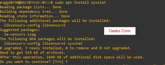 Install Package sysstat
