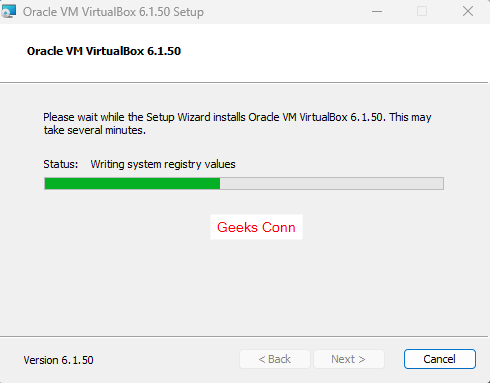 Process Installation Oracle VM VirtualBox