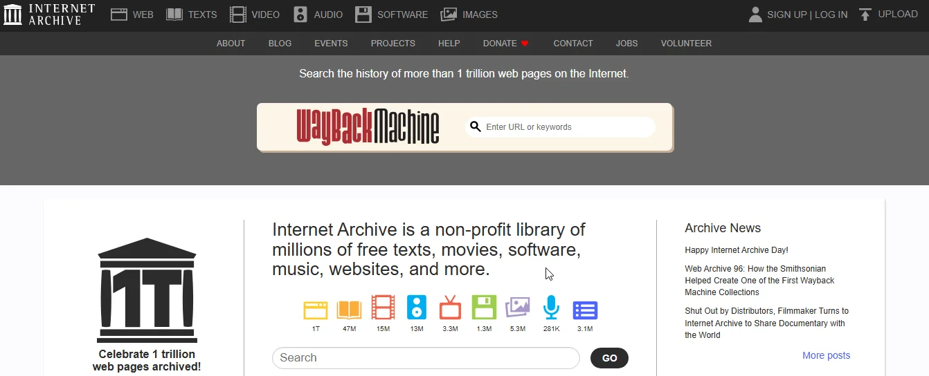 Internet Archive Internet Archive