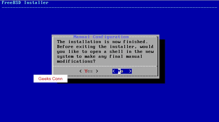 Manual Configuration Manual Configuration