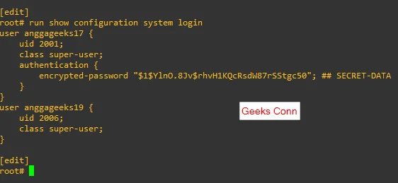 Backup Restore Configuration Juniper