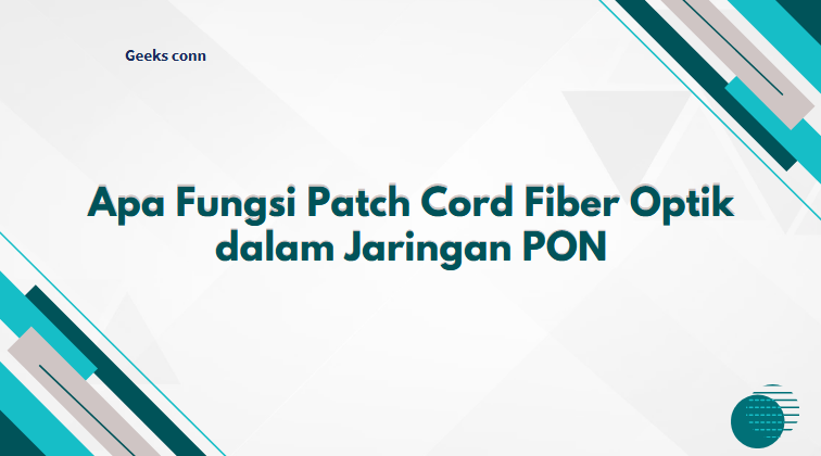 Patch Cord Fiber Optik