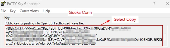 Generate SSH Key