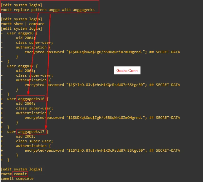 Manajemen Configuration Perangkat Juniper