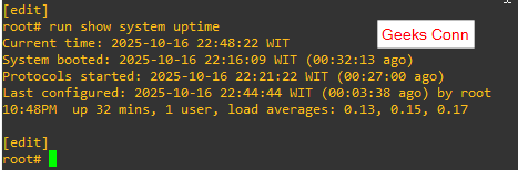 Basic Configuration Juniper