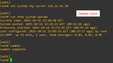 Basic Configuration Juniper