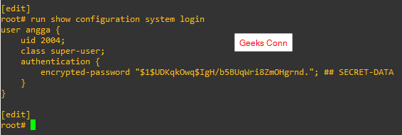 Basic Configuration Juniper