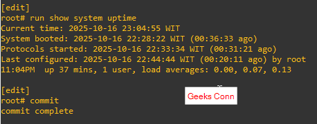 Basic Configuration Juniper