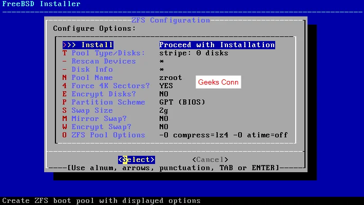 ZFS Configuration ZFS Configuration