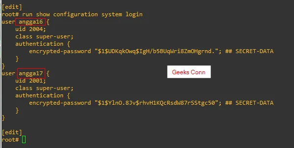 Manajemen Configuration Perangkat Juniper
