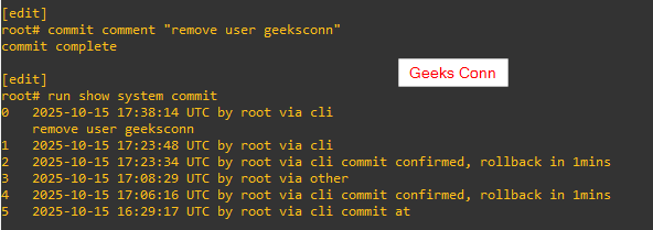 Juniper Configuration Lifecycle