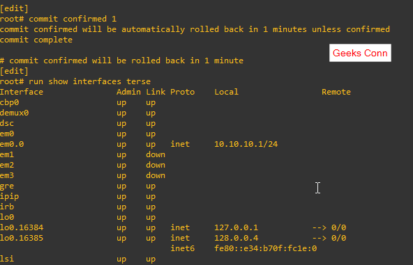 Juniper Configuration Lifecycle