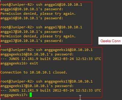 Manajemen Configuration Perangkat Juniper