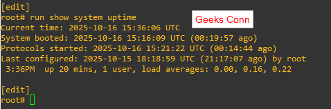 Basic Configuration Juniper