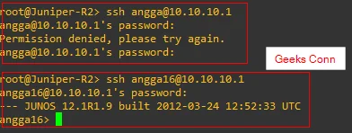 Manajemen Configuration Perangkat Juniper
