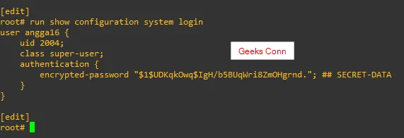 Manajemen Configuration Perangkat Juniper