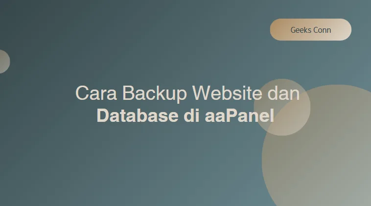 Backup Website aaPanel