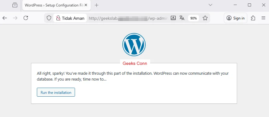 Configure WordPress Complete