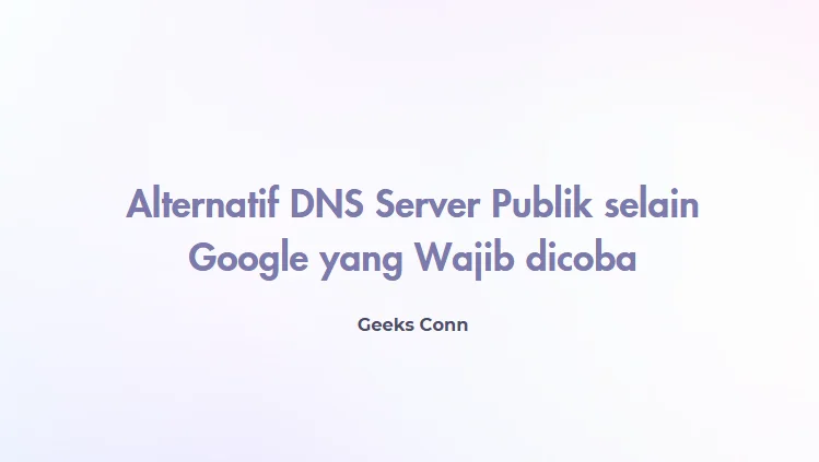 DNS Server Publik