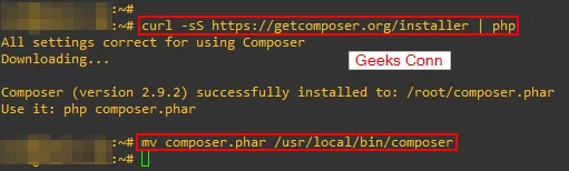 Download dan Install Composer
