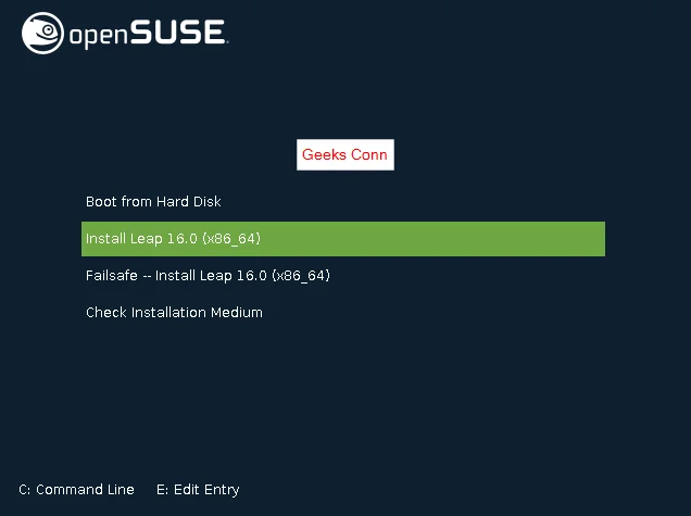 Grub openSUSE