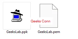 Hasil Convert Private pem menjadi PPK