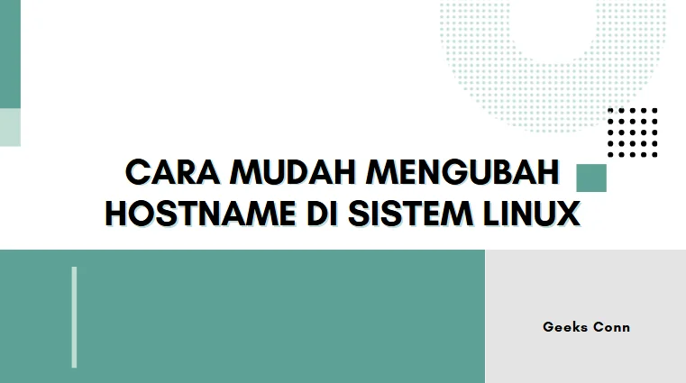 Hostname Sistem Linux