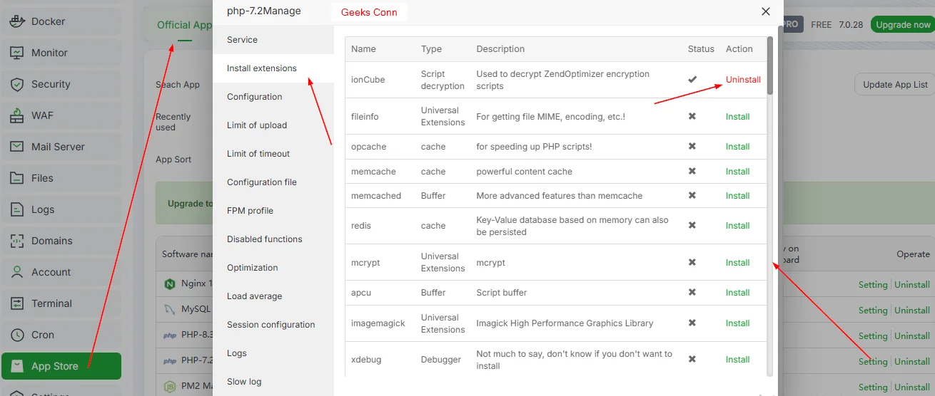 Install PHP Extension ionCube