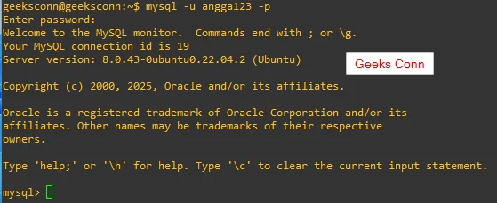 Login User Baru angga123