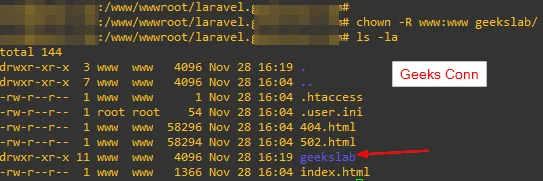 Merubah Owner dan Group Folder Laravel