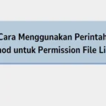 Perintah chmod Linux