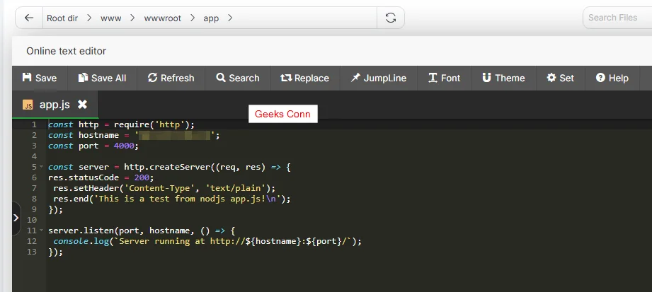 Project Node Js Sederhana