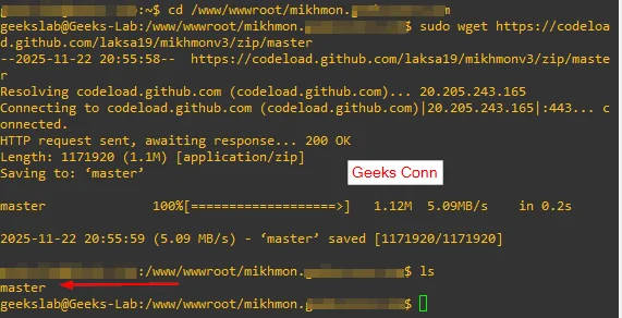 Unduh dan Extract File Mikhmon