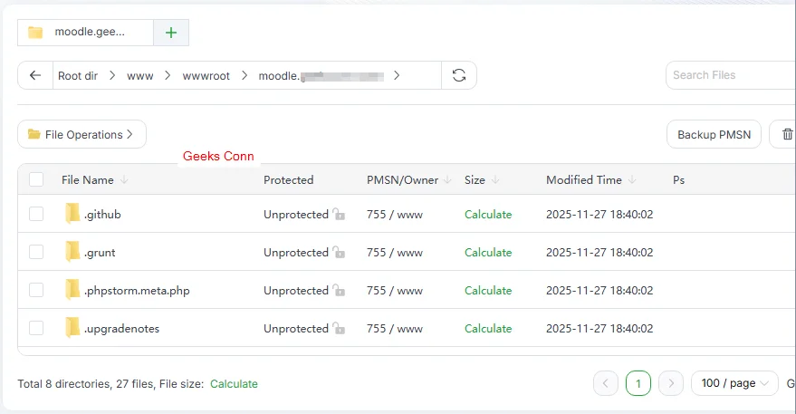 Upload dan Extract File Moodle