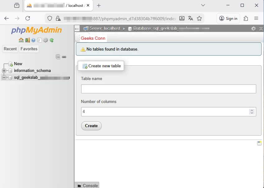 Berhasil Masuk Database Via phpMyAdmin