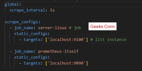 Configuration Prometheus