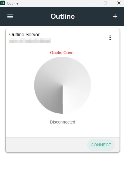 Connect Outline Server
