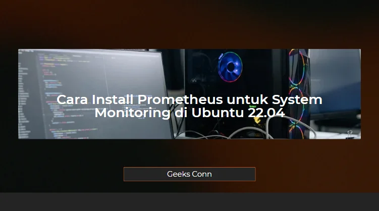 Install Prometheus di Ubuntu 22.04