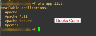 List UFW App
