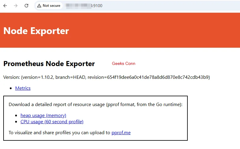 Pengujian Prometheus Node Exporter