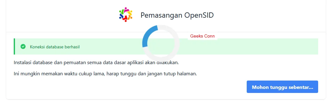 Proses Pembuatan Table OpenSID