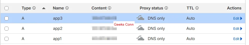 Add DNS Record Cloudflare app